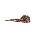 Gigi Leopard Satin Headscarf