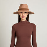 Emmanuelle Camel Brushed Wool Felt