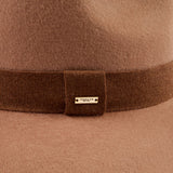 Emmanuelle in Bone Mélange Brushed Wool Felt