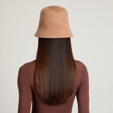 Anaïs in Black Brushed Wool Felt