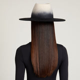 Harlowe in Black Gradient Wool Felt