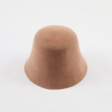 Anaïs in Black Brushed Wool Felt