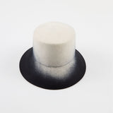 Ruby in Black Gradient Wool Felt