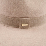 Emmanuelle in Bone Mélange Brushed Wool Felt