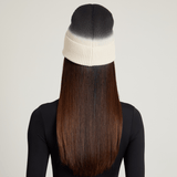 Frances in Black Ombre Merino Wool