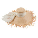 Mirabel Raffia Wide-Brim Sunhat