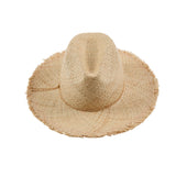 Sandy Fine Raffia Fedora