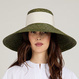Mirabel Straw Wide-Brim Sunhat