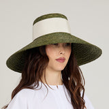 Mirabel Straw Wide-Brim Sunhat