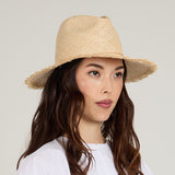 Sandy Fine Raffia Fedora