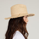 Sandy Fine Raffia Fedora