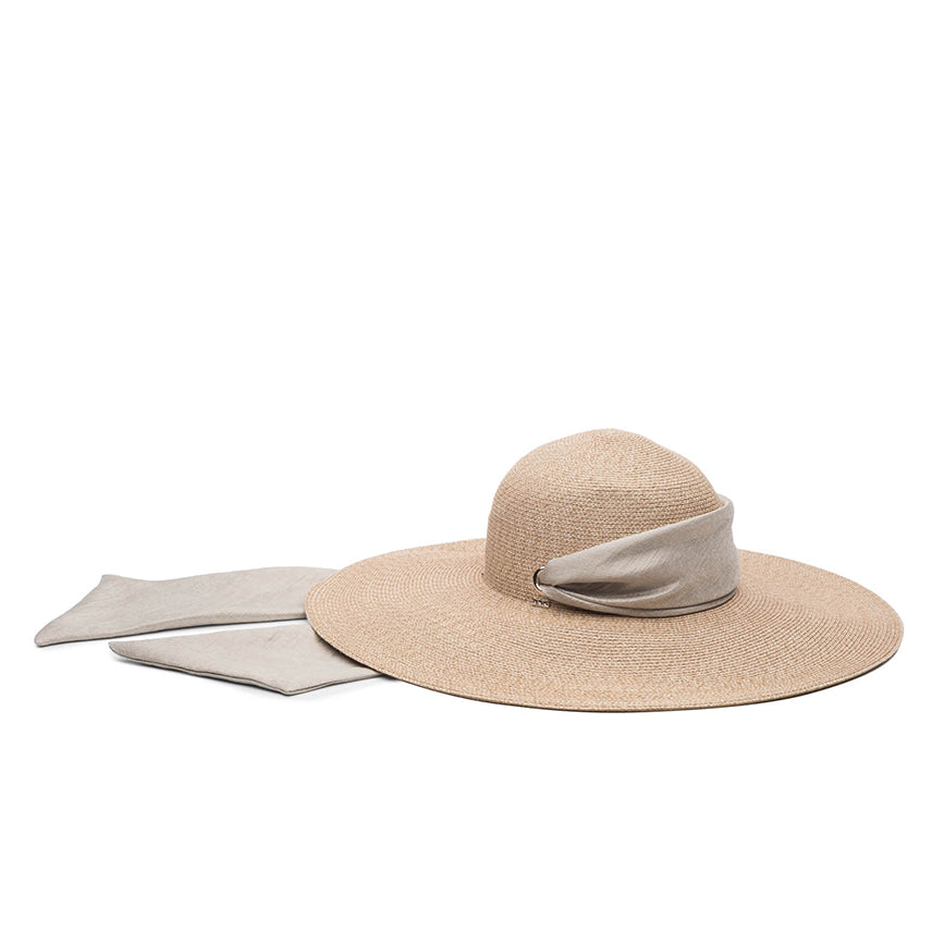 Eugenia Kim Bunny packable fedora in sand product shot