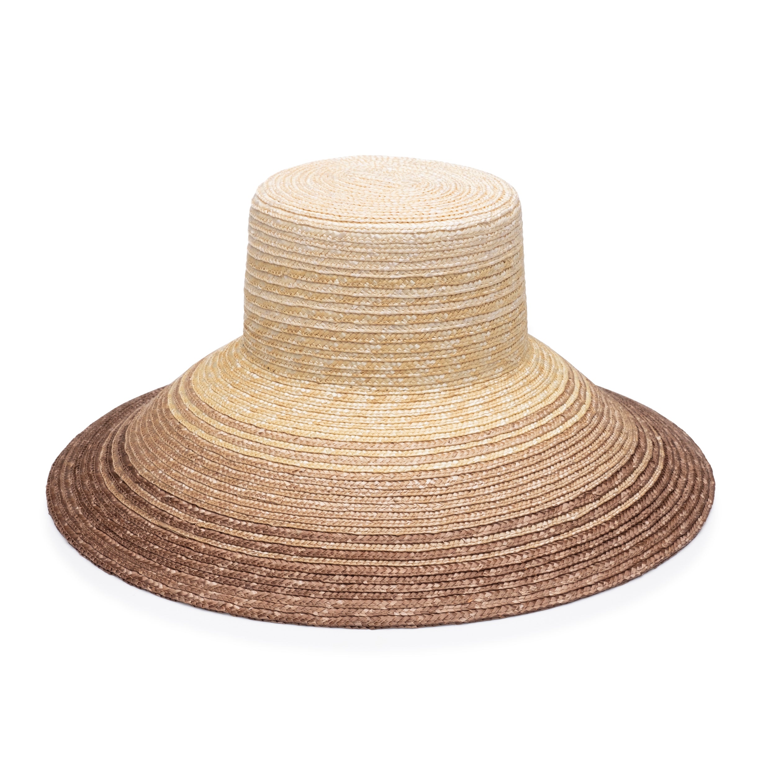 Flat shot of Mirabel sunhat in Ivory/natural/fawn.