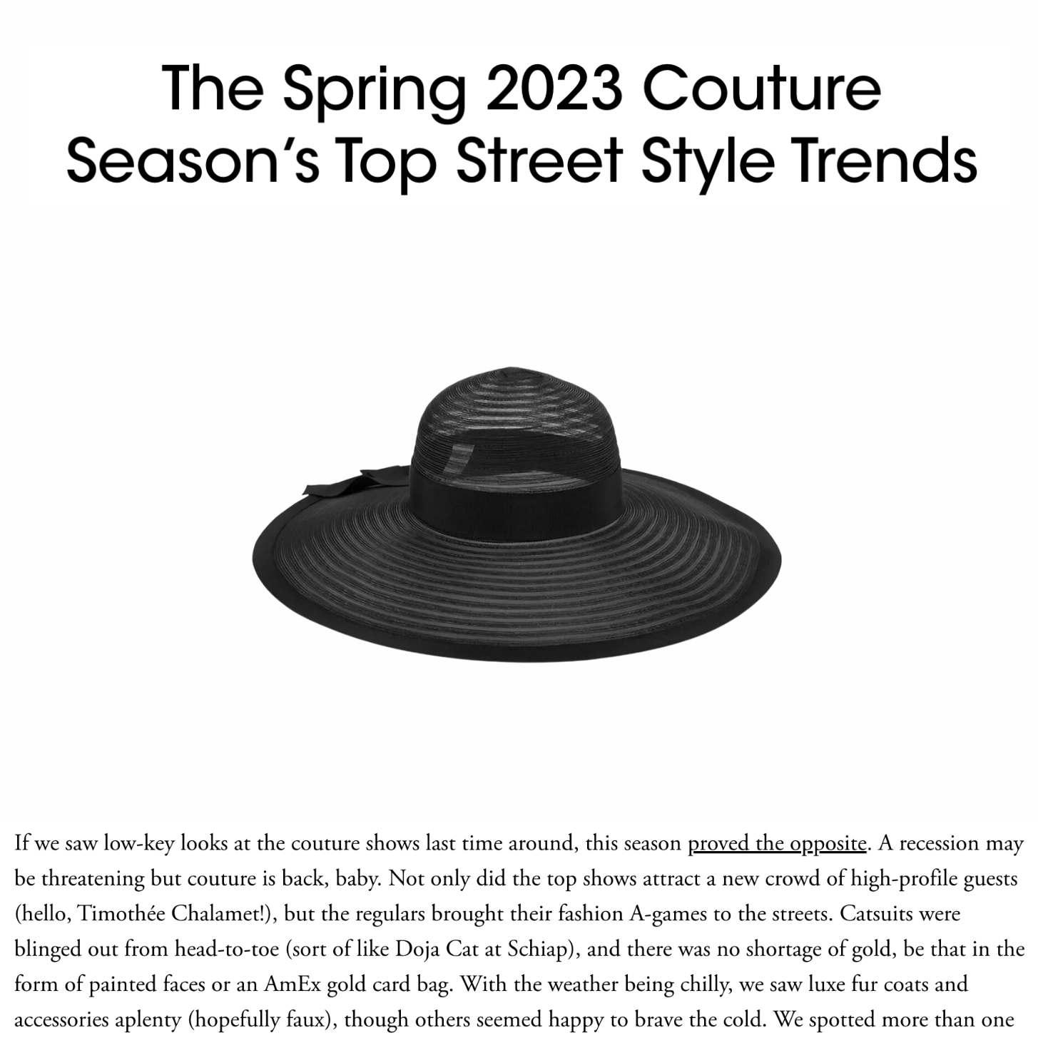 VOGUE JANUARY 2023