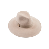 Emmanuelle in Bone Mélange Brushed Wool Felt