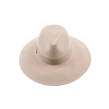 Emmanuelle in Bone Mélange Brushed Wool Felt