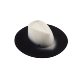 Harlowe in Black Gradient Wool Felt