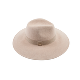 Emmanuelle in Bone Mélange Brushed Wool Felt