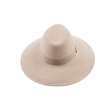 Emmanuelle in Bone Mélange Brushed Wool Felt