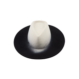 Harlowe in Black Gradient Wool Felt