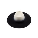 Harlowe in Black Gradient Wool Felt