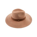 Emmanuelle in Bone Mélange Brushed Wool Felt