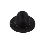 Sandy in Black Wool Felt