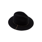 Sandy in Black Wool Felt