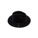 Sandy in Black Wool Felt