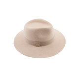 Georgina in Bone Mélange Wool Felt