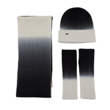 Amalia in Black Gradient Merino Wool