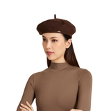 Carter in Chocolate Brushed Wool Felt