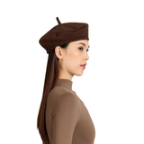 Carter in Chocolate Brushed Wool Felt