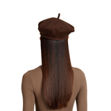 Carter in Chocolate Brushed Wool Felt