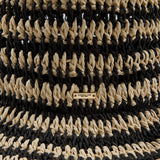 Jonah Ivory/Black Hand-Crocheted