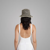 Jonah Ivory/Black Hand-Crocheted