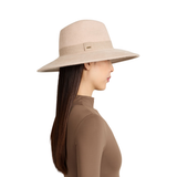 Emmanuelle in Bone Mélange Brushed Wool Felt