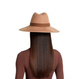 Emmanuelle in Bone Mélange Brushed Wool Felt