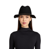 Sandy in Black Wool Felt