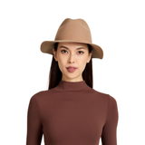 Sandy in Black Wool Felt