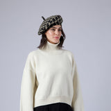 Ione Black/Beige Tweed