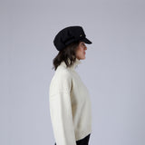 Riley Black Wool