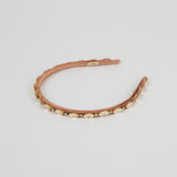 Lux Headband – Gold Crystal and Panné Velvet