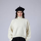 Dionne Black Wool