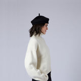 Dionne Black Wool