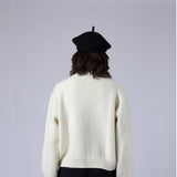 Dionne Black Wool