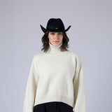 Winona Black Wool