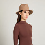 Sandy in Black Wool Felt