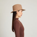 Sandy in Black Wool Felt