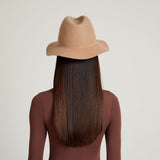 Sandy in Black Wool Felt